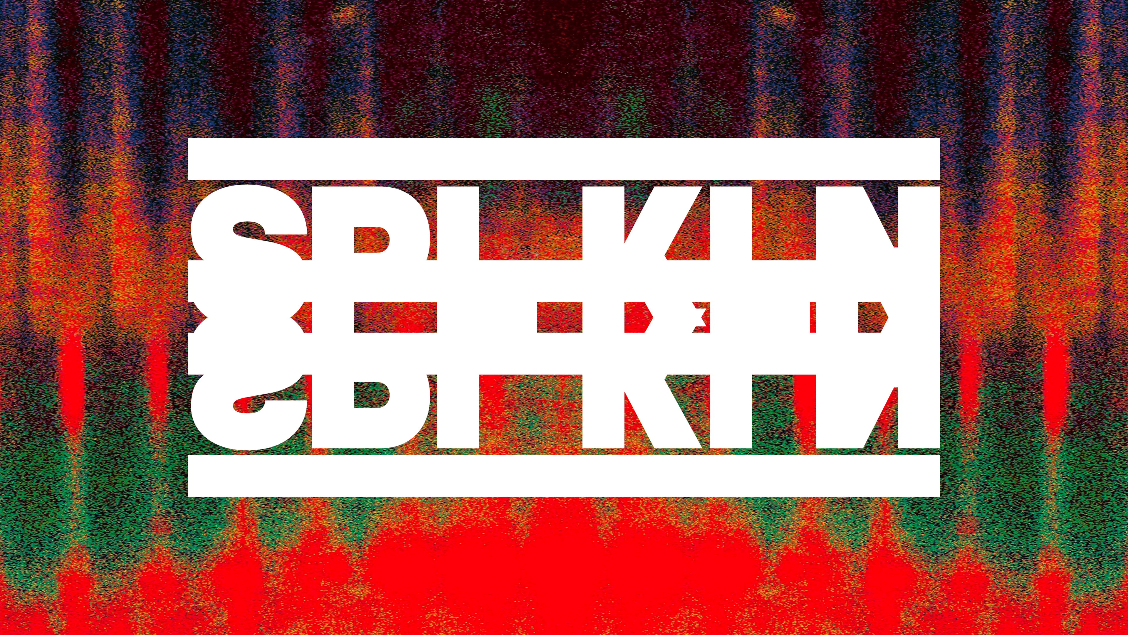 The ‘SPL KLN’ logo for Schauspiel Köln, superimposed twice with overlapping shapes.