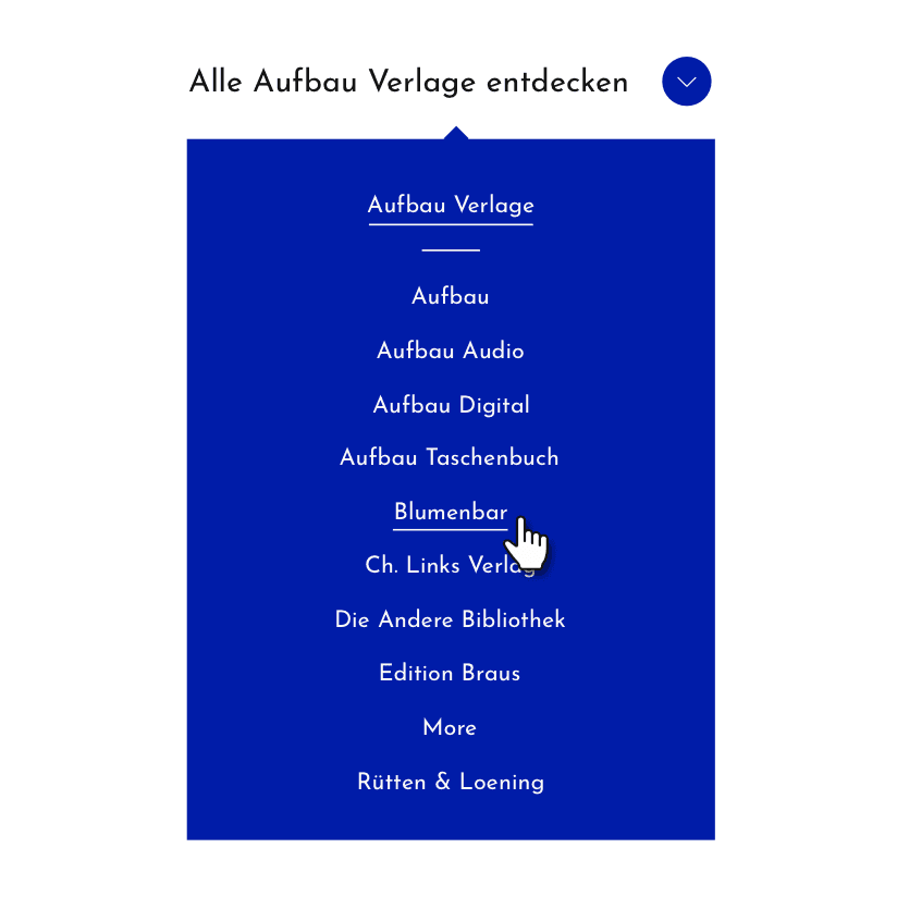 Menü ausgeklappt