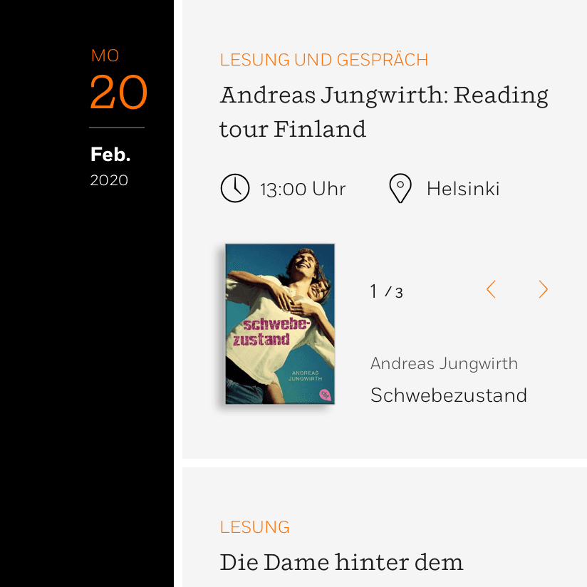 Ansicht Termine