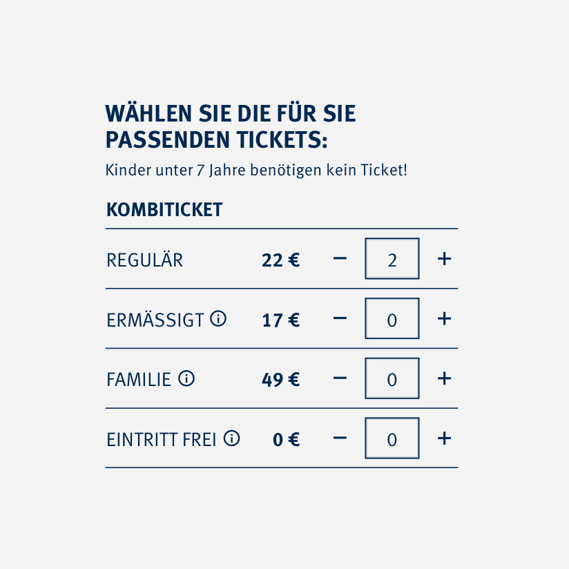Ansicht Ticketshop
